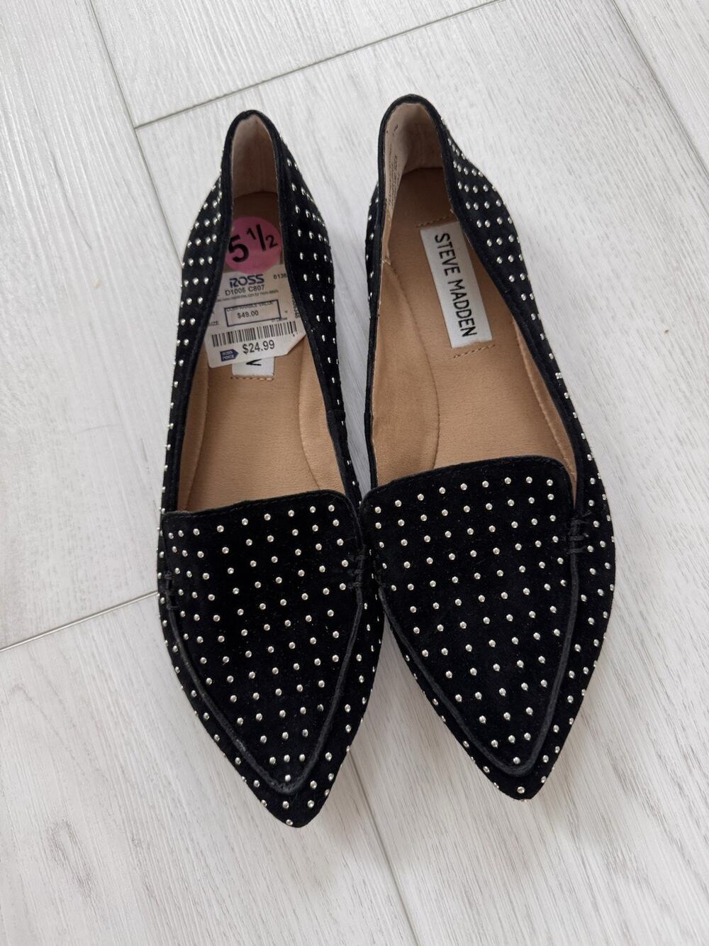 NEW. Steve Madden Women's Size 5.5 Or 6. Black. No Box. Never Worn
